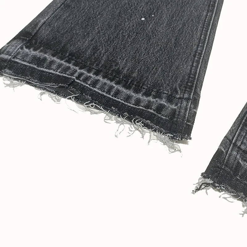 Owen Seak Men’s Jeans Denim Cotton Men Gradient Flared Casual Pants Autumn Designer Luxury Long Trousers