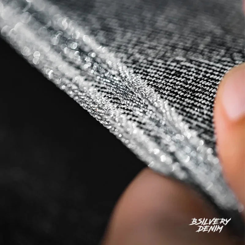 Maden Silver Denim Vintage Jeans for Men Amekaji Selvedge Raw Denim 13 Oz Straight Fit Pants 28 To 38 Men’s Clothing New