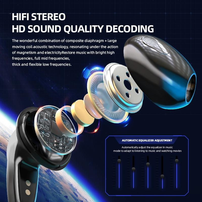 NNEDSZ True Stereo Touch Gaming Bluetooth Earphones - G20 Tws 5.2