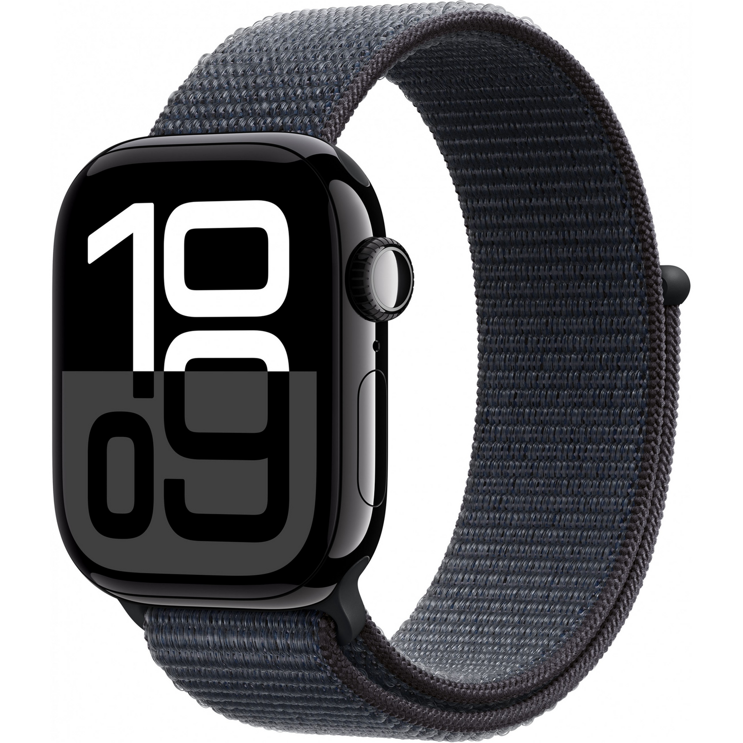 Smartwatch Apple Watch 10 GPS 42mm Jet Black Alu Sport Loop Granatowy (MWWG3) (MWWG3QF/A)