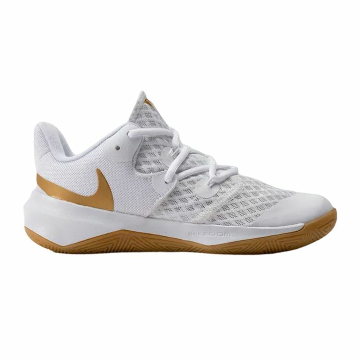 Zapatillas de baloncesto para adultos Nike Zoom Hyper Speed ​​Court blancas