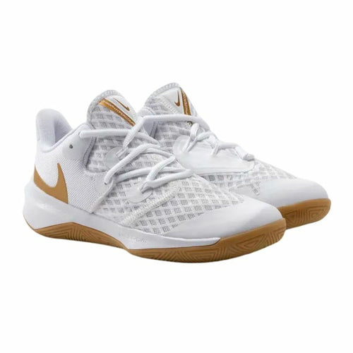 Zapatillas de baloncesto para adultos Nike Zoom Hyper Speed ​​Court blancas