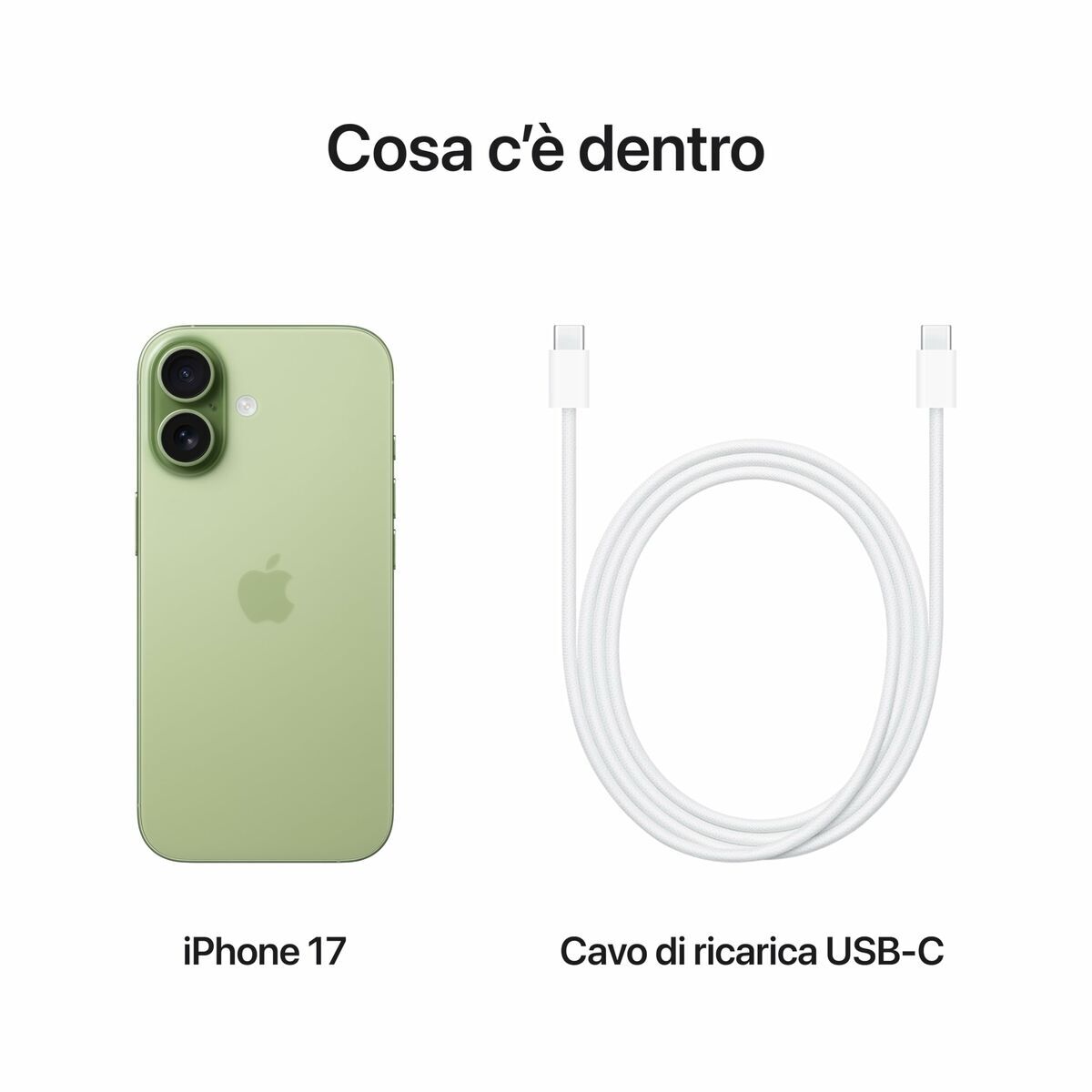 Smartphone Apple iPhone 17 6,3" Hexa Core 8 GB RAM 256 GB Verde