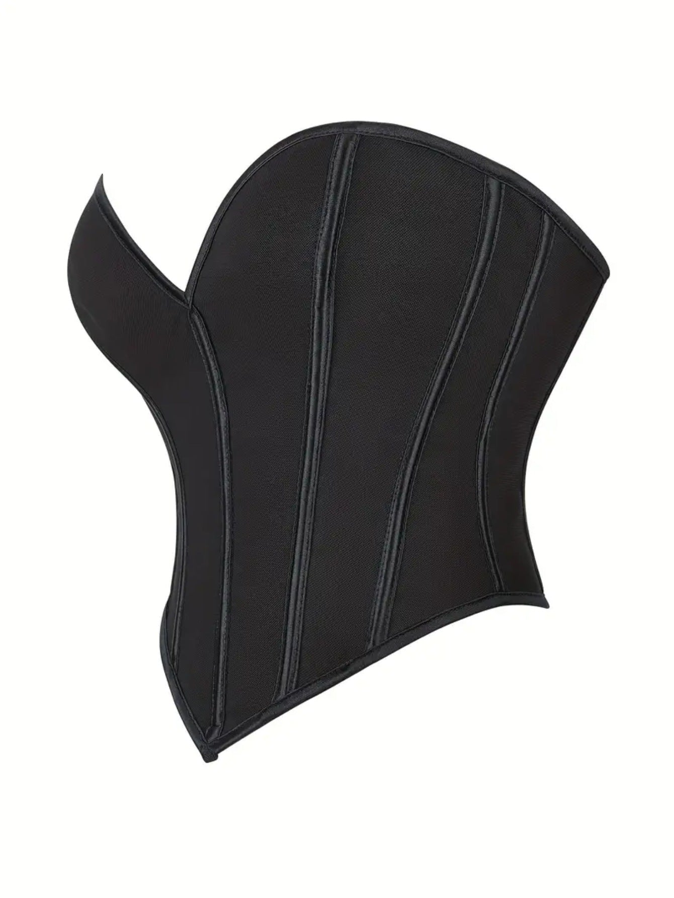 Top de corsé con corazón para mujer, atuendos sexys para conciertos y salidas, top corto sin tirantes.