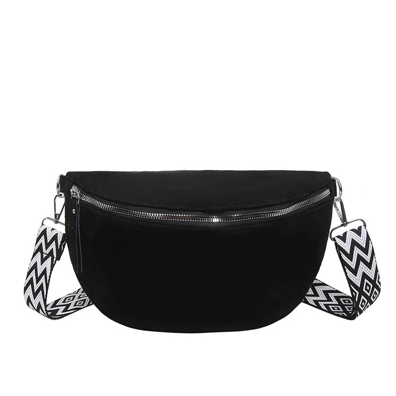 Bolso bandolera de piel suave de gran capacidad