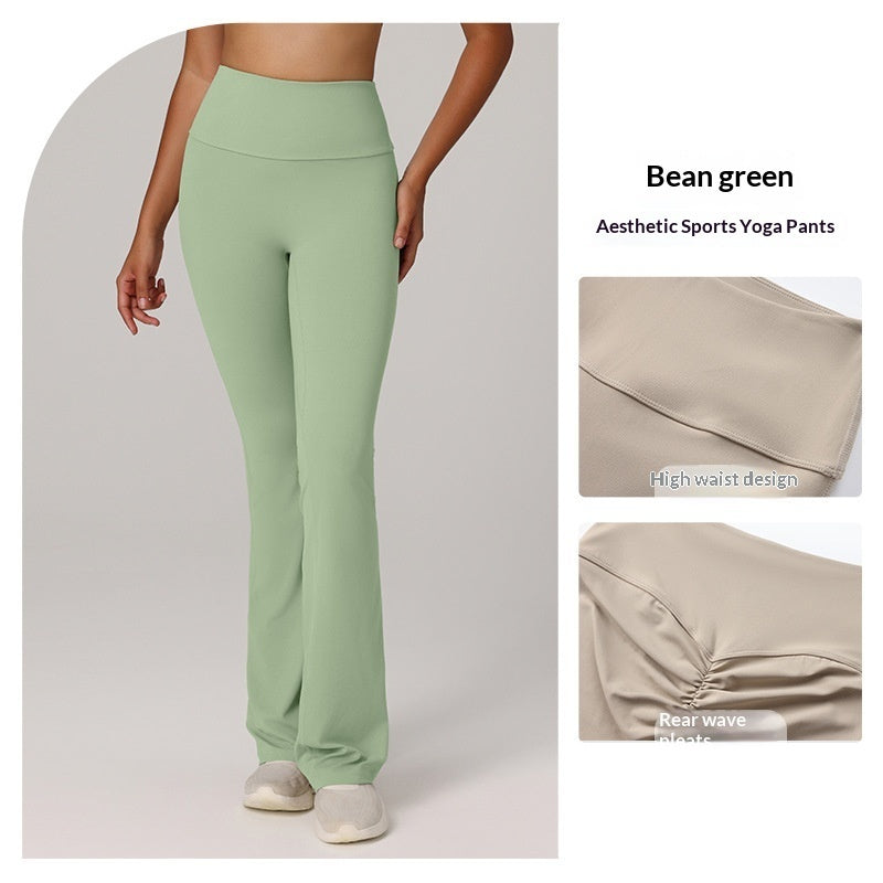 Pantalones acampanados para yoga, running y pilates que realzan los glúteos