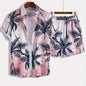 Summer Men's Hawaiian Shirt Seaside Beach Vacation Style