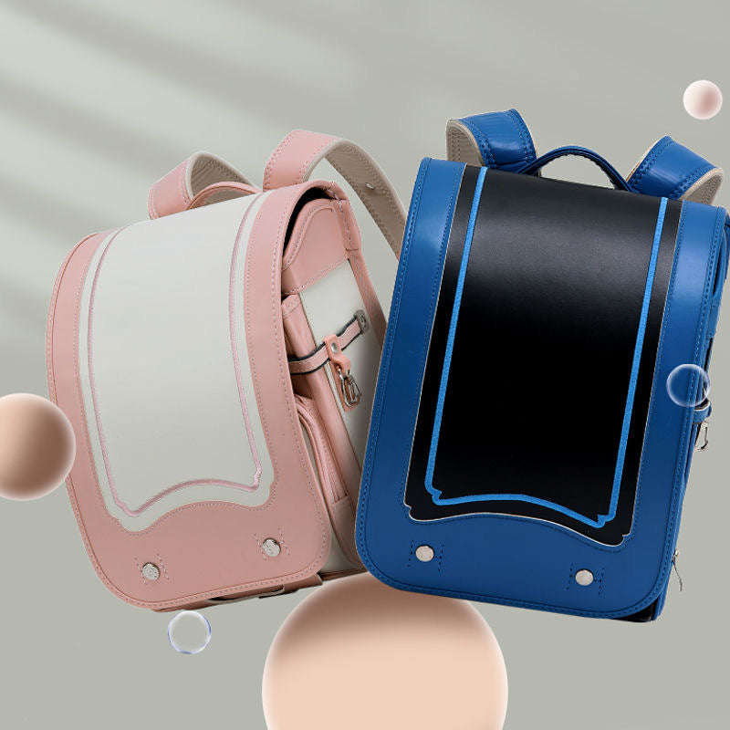 Mochila escolar japonesa con alas de ángel para estudiantes de primaria y secundaria.