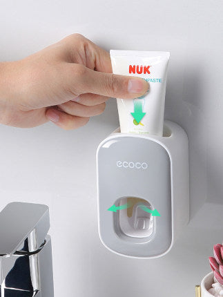 Dispensador automático de pasta de dientes de pared para baño