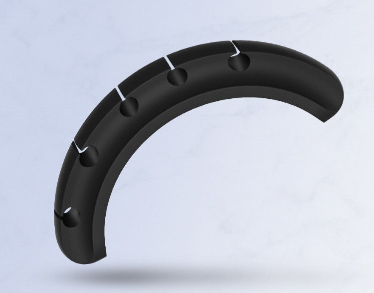 Organizador de cables USB de silicona para escritorio, clips multiusos, protector de cables para auriculares con cable.