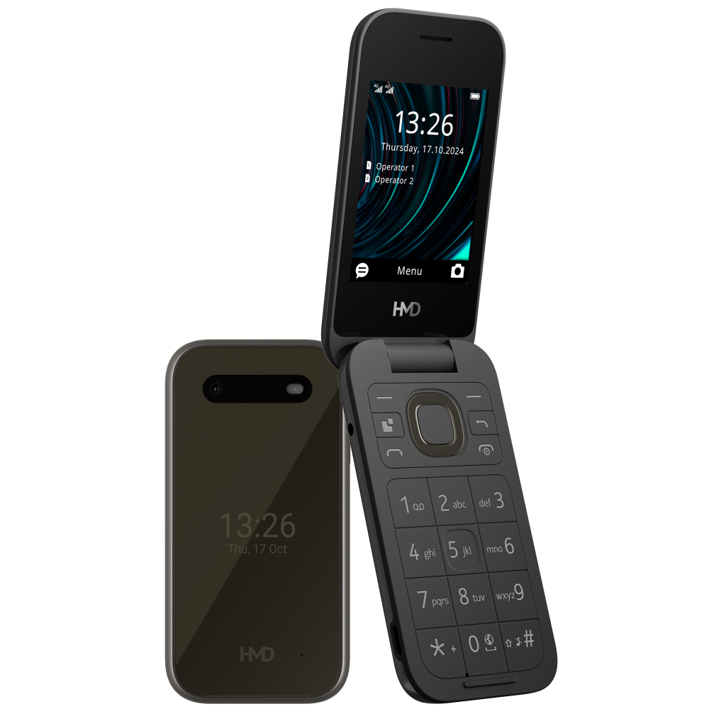 Nokia HMD 2660 Flip 4G Dual Sim Negro (HMD-2660FLIP-4GDS-BK)