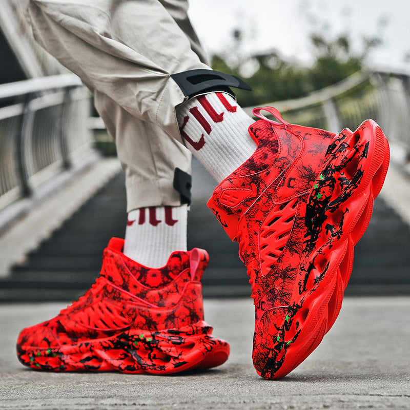 Zapatos deportivos y de ocio con diseño de camuflaje de moda