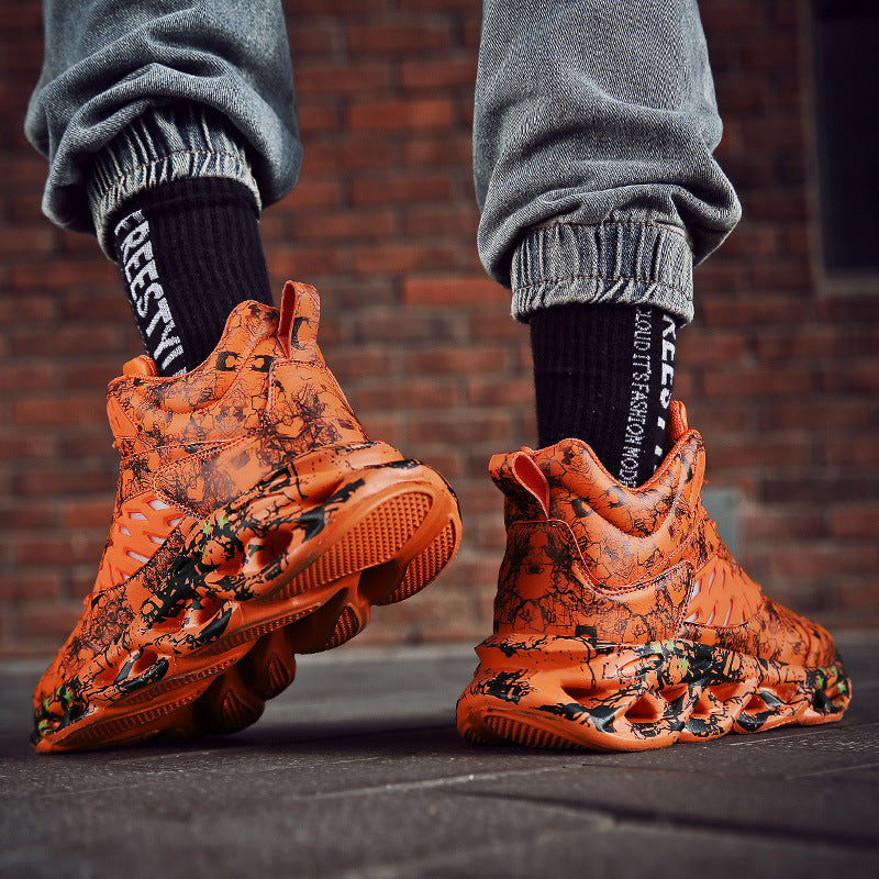 أحذية رياضية وترفيهية عصرية بنقشة التمويه