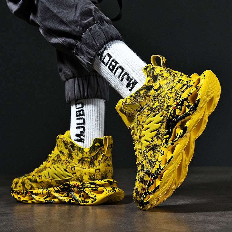 Zapatos deportivos y de ocio con diseño de camuflaje de moda