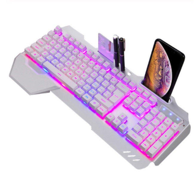 Teclado mecánico con cable para juegos