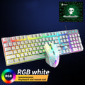Juego de teclado y ratón luminosos Kuiying T6RGB