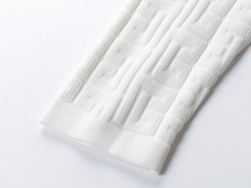 Conjunto de falda de dos piezas con hebilla dorada y letra B de estilo clásico y avanzado