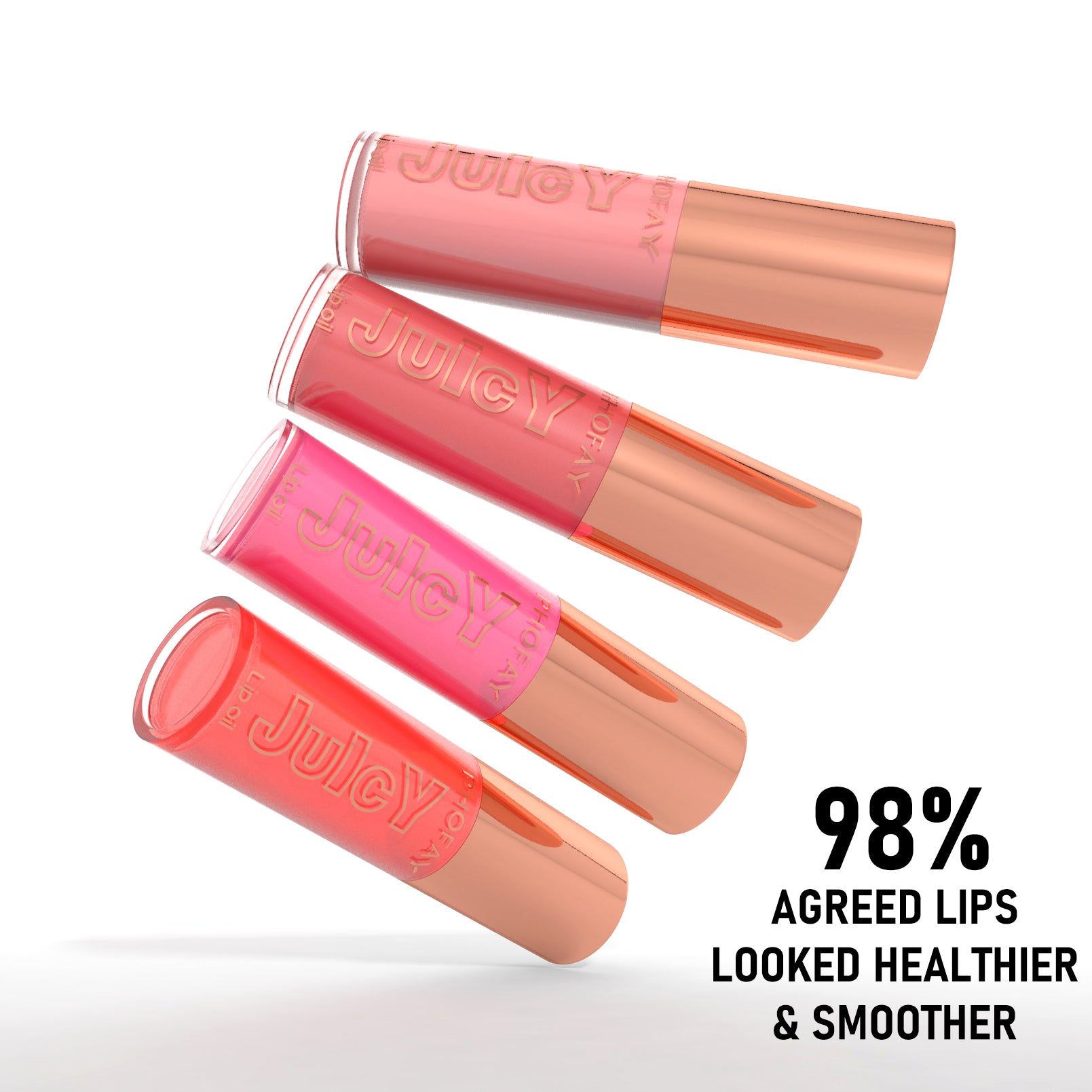 Set de aceites labiales jugosos PHOFAY