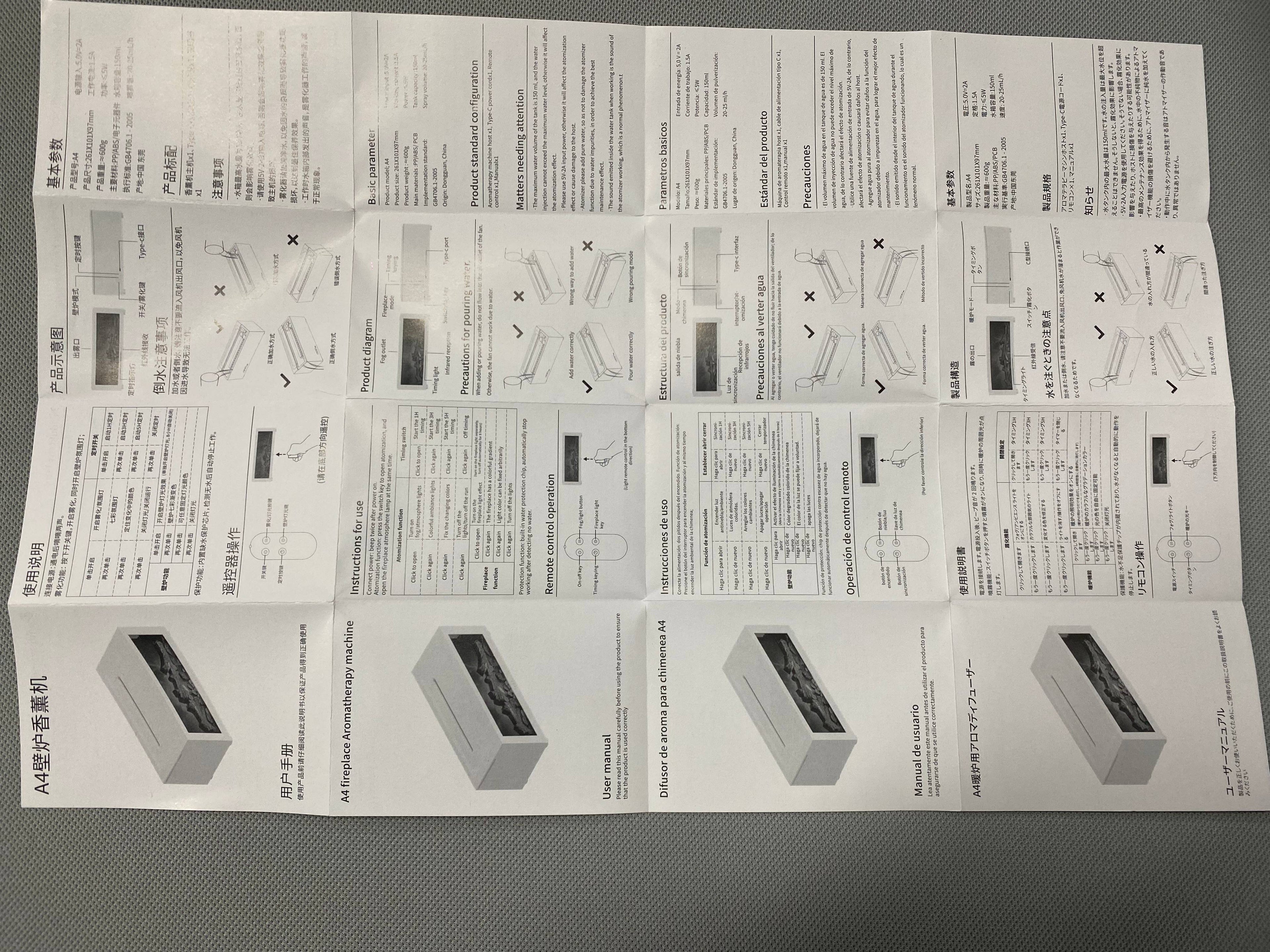 Máquina de aromaterapia con llama de simulación de chimenea