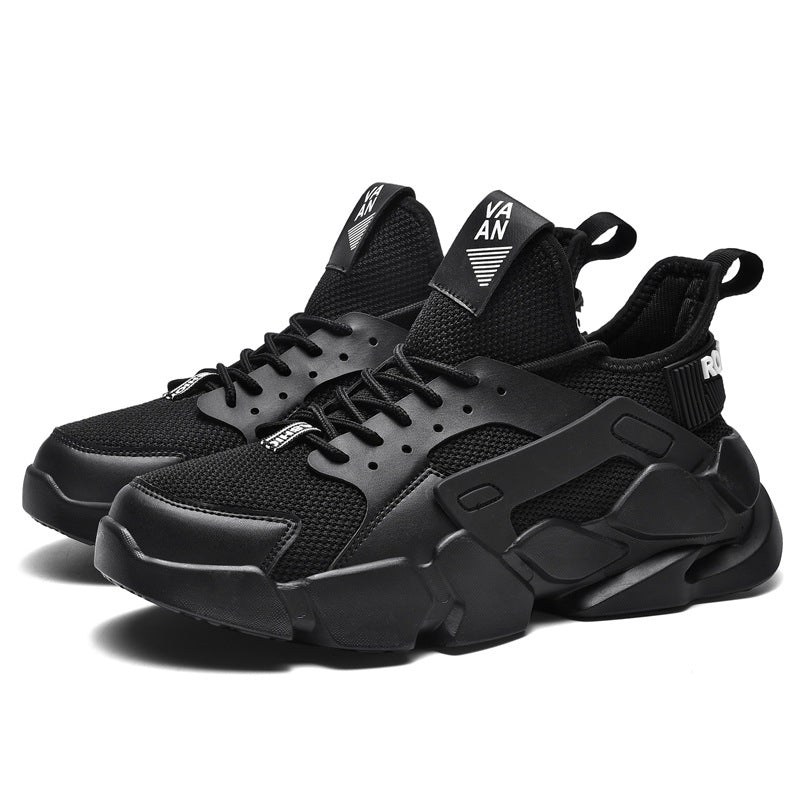 Zapatillas deportivas para correr, blancas, de verano, transpirables, para hombre