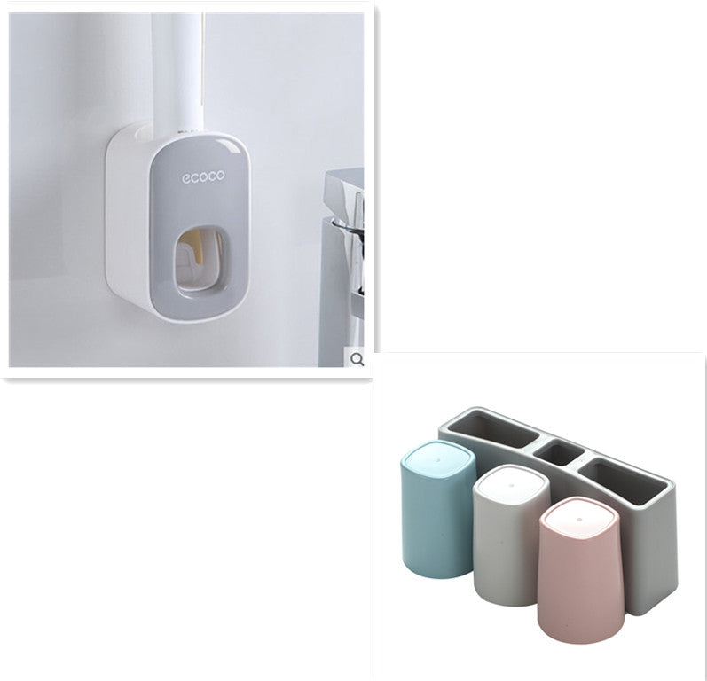 Dispensador automático de pasta de dientes de pared para baño