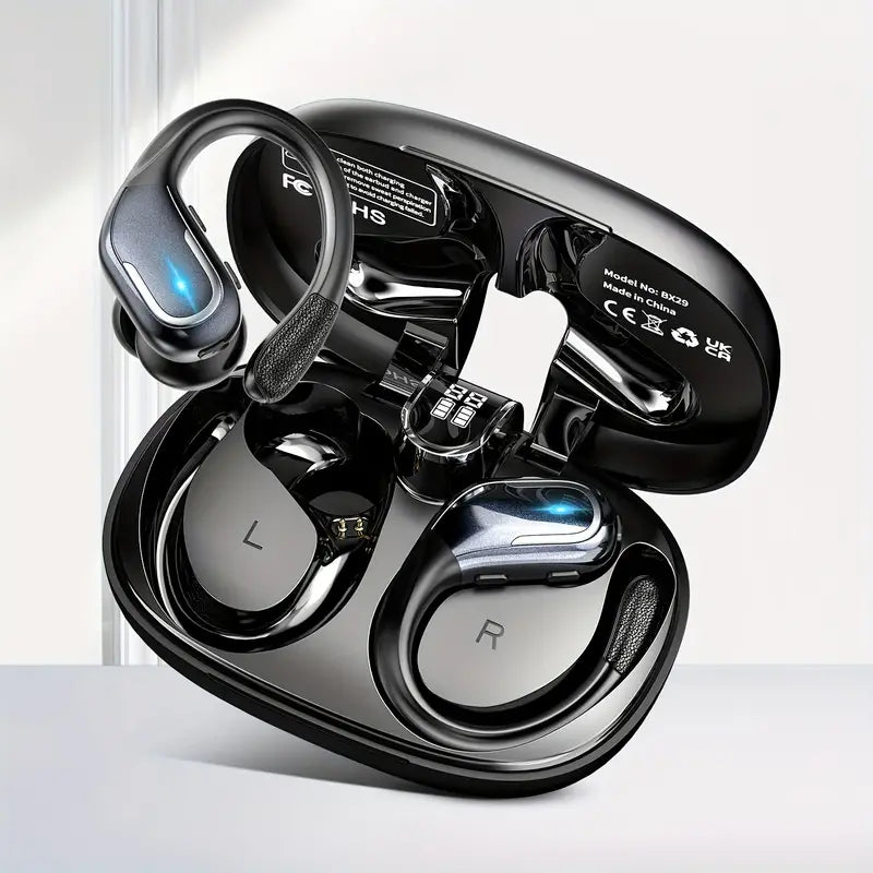 سماعات أذن لاسلكية 90H بتقنية 5.3 مع ميكروفون مانع للضوضاء ENC