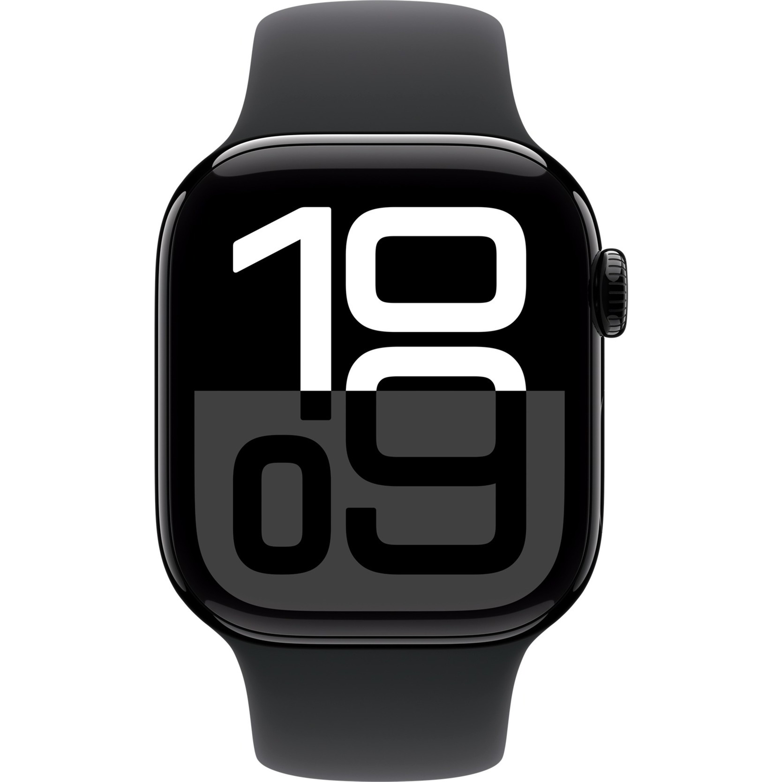 Reloj inteligente Apple Watch 10 GPS de 42 mm, aluminio negro azabache, talla pequeña (MWX63ET/A) (MWX63QF/A)