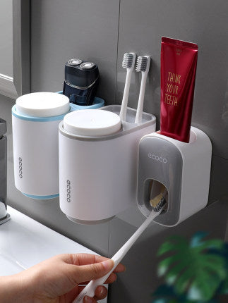 Dispensador automático de pasta de dientes de pared para baño