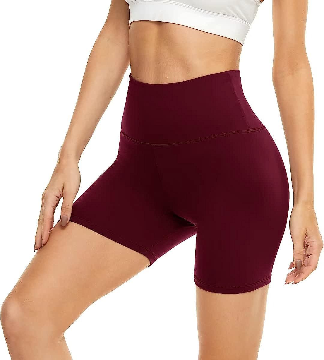 Pantalones cortos de ciclismo ajustados con cintura elástica para mujer