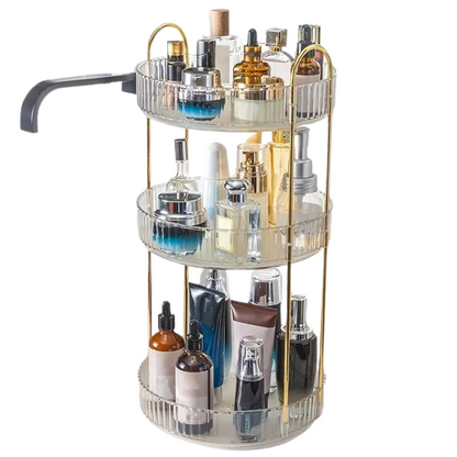 NNETM 360° Rotating Skincare, Perfume & Beauty Organiser