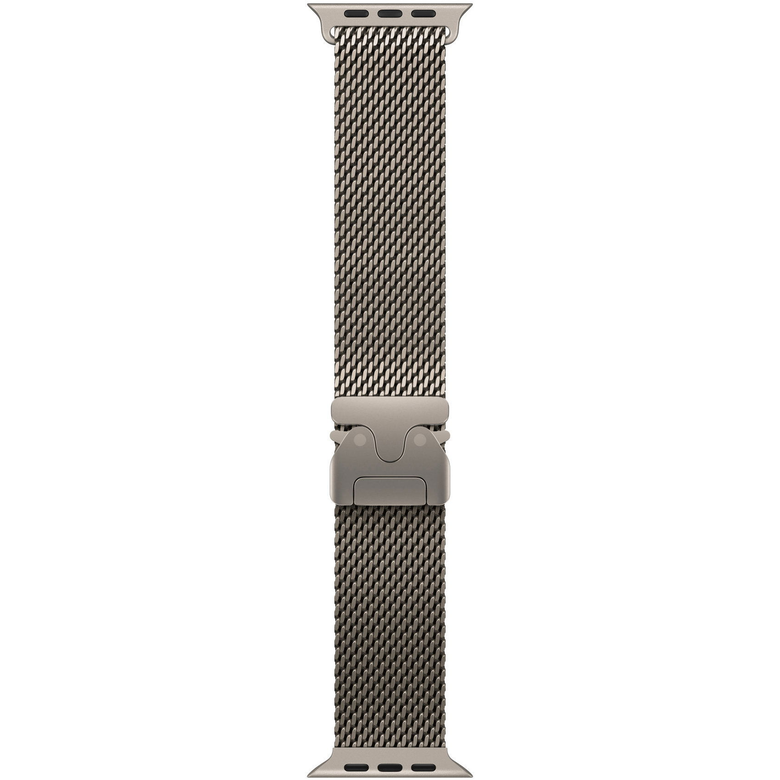 Apple Watch 49 mm milánský tah z přírodního titanu - Grande (MGHQ4ZM/A)