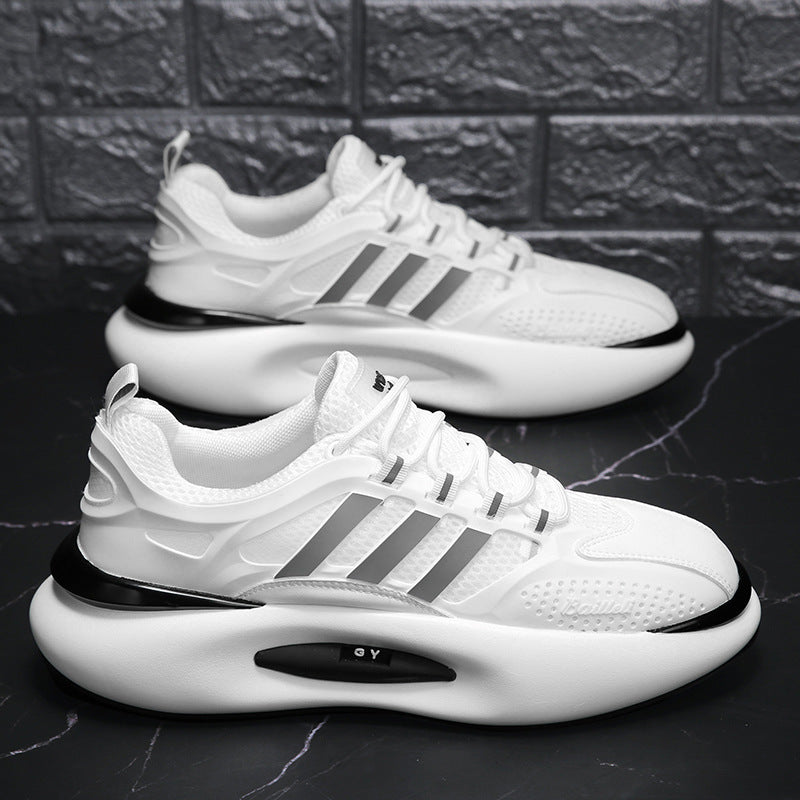 Zapatillas de running informales, versátiles y transpirables de malla para hombre