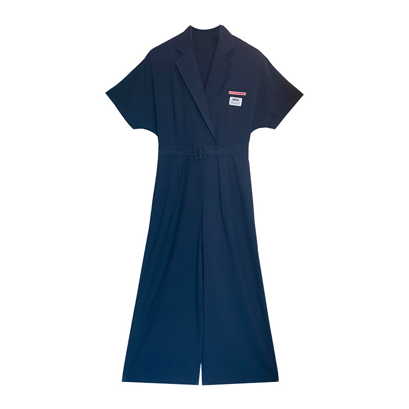 Mono de pierna recta con escote en V y diseño holgado de Niche Tooling