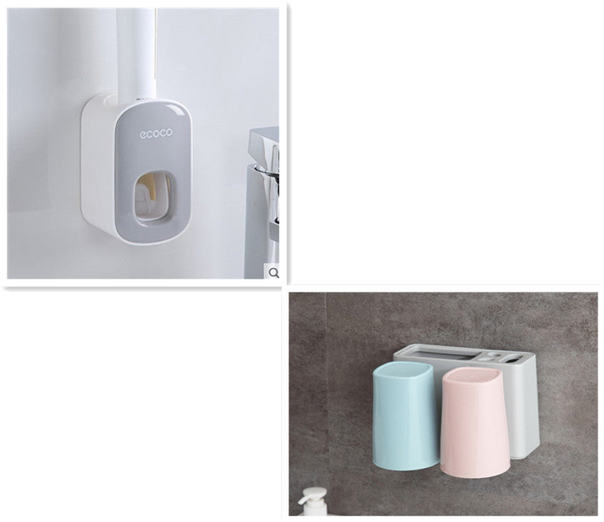 Dispensador automático de pasta de dientes de pared para baño