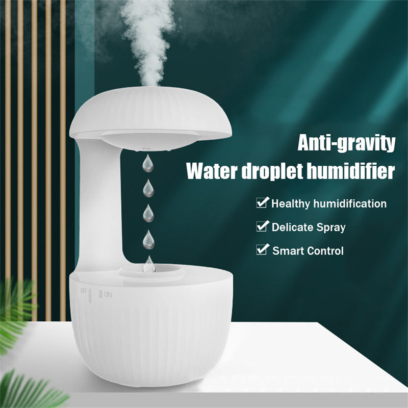 Humidificador de aire antigravedad, humidificador de contracorriente silencioso, gotas de agua levitantes, generador de niebla fría, nebulizador que alivia la fatiga.