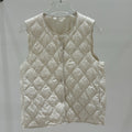 Layered Inner Wear, Short Round-neck Lightweight Down Vest Jacket