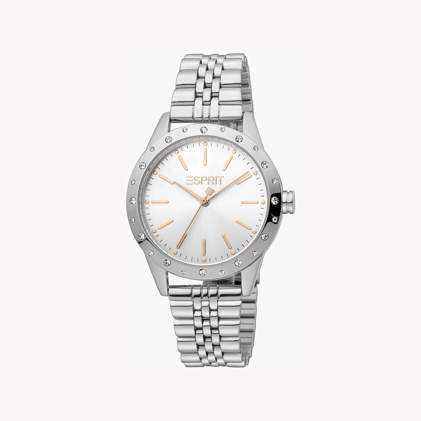 Esprit Women's Silver Stainless Steel Watch, Silver Dial | Es1l051m0045