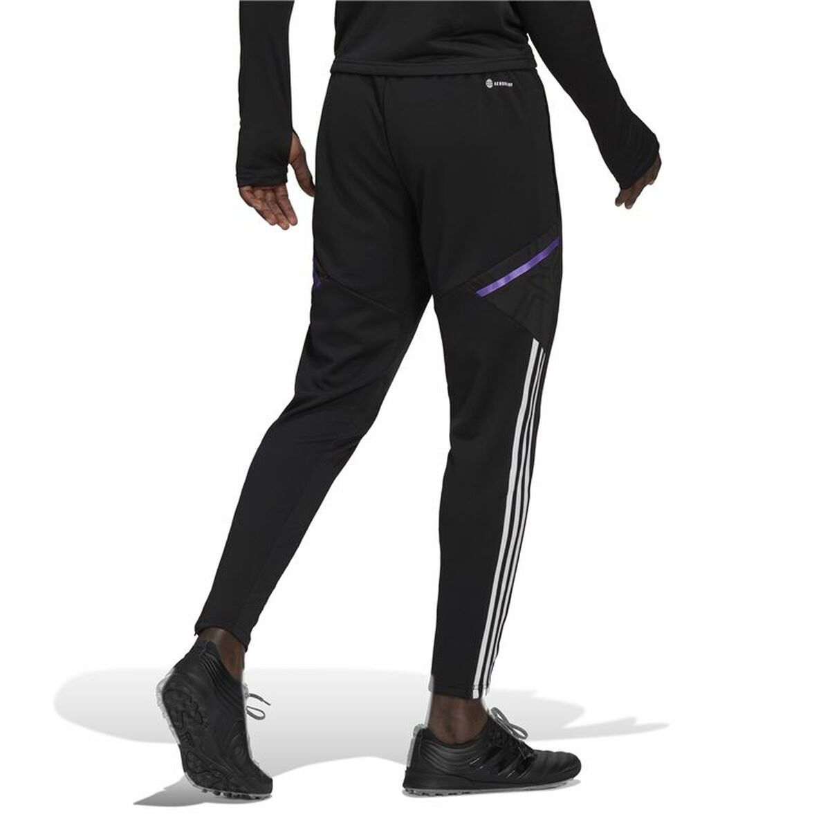 Pantalón de entrenamiento de fútbol para adultos Real Madrid CF Condivo 22 Negro Hombre