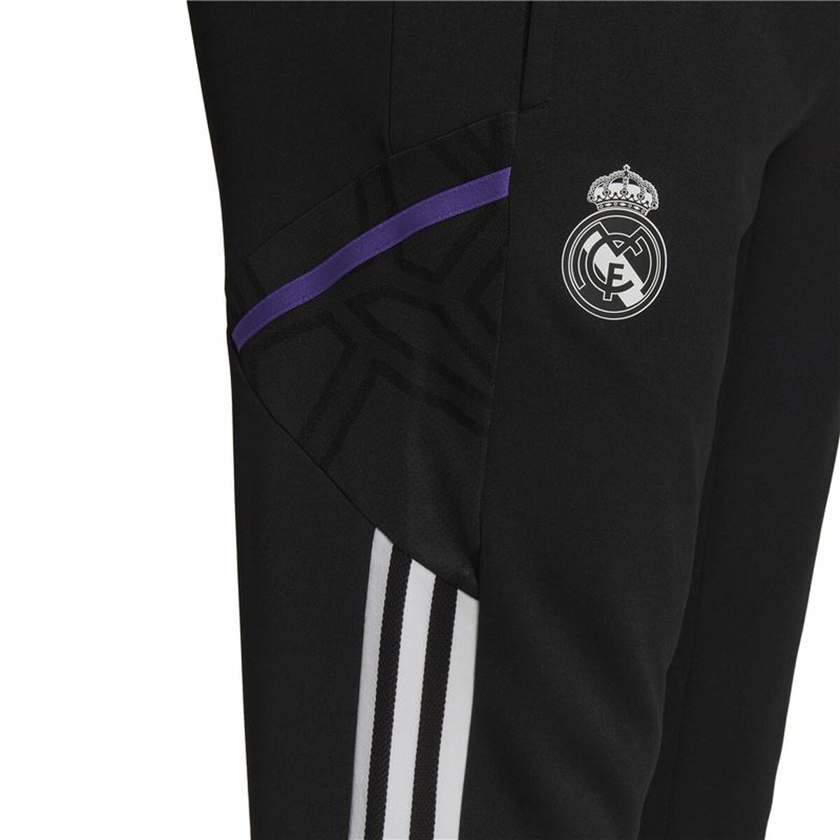 Pantalón de entrenamiento de fútbol para adultos Real Madrid CF Condivo 22 Negro Hombre