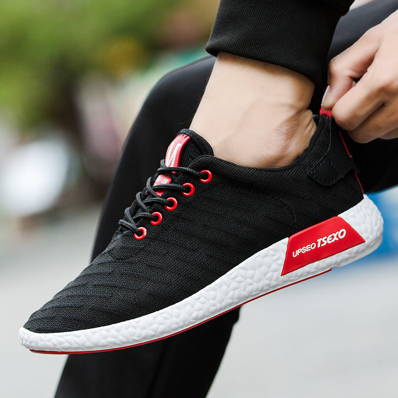 Primavera y otoño, nuevos zapatos casuales coreanos para hombres, zapatos para hombres, zapatos para correr de marea combinables, zapatos perezosos