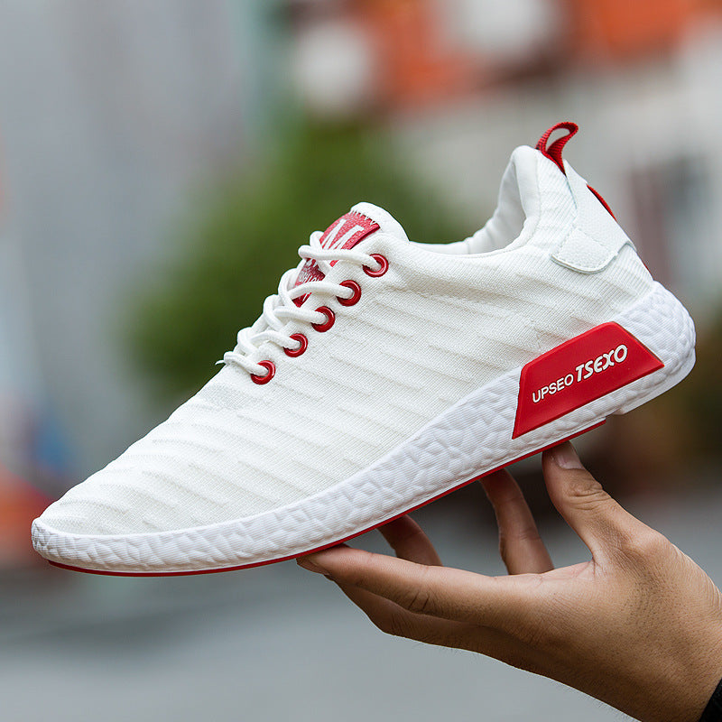 Primavera y otoño, nuevos zapatos casuales coreanos para hombres, zapatos para hombres, zapatos para correr de marea combinables, zapatos perezosos