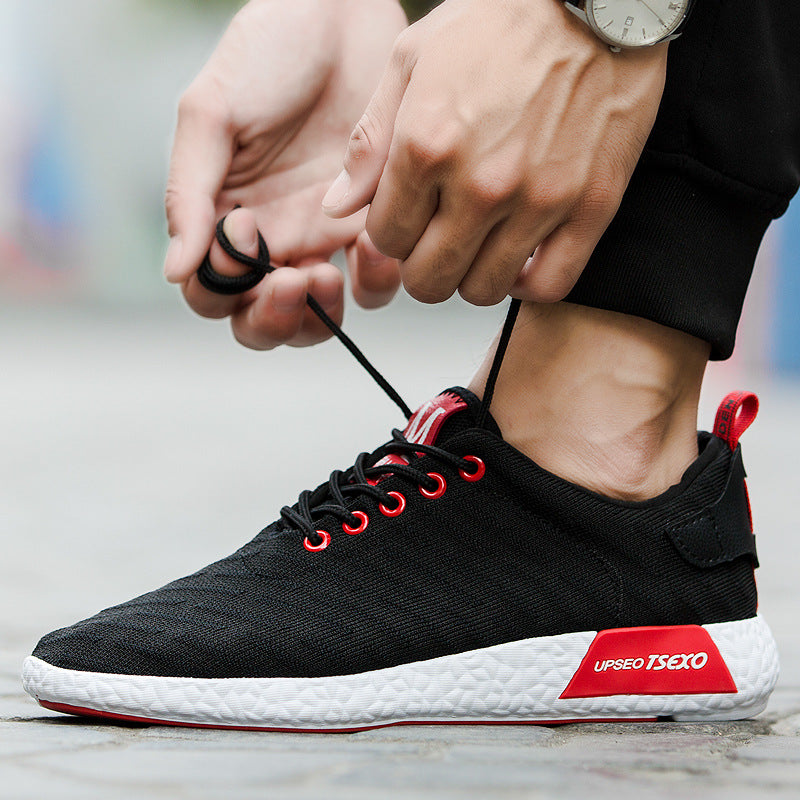 Primavera y otoño, nuevos zapatos casuales coreanos para hombres, zapatos para hombres, zapatos para correr de marea combinables, zapatos perezosos