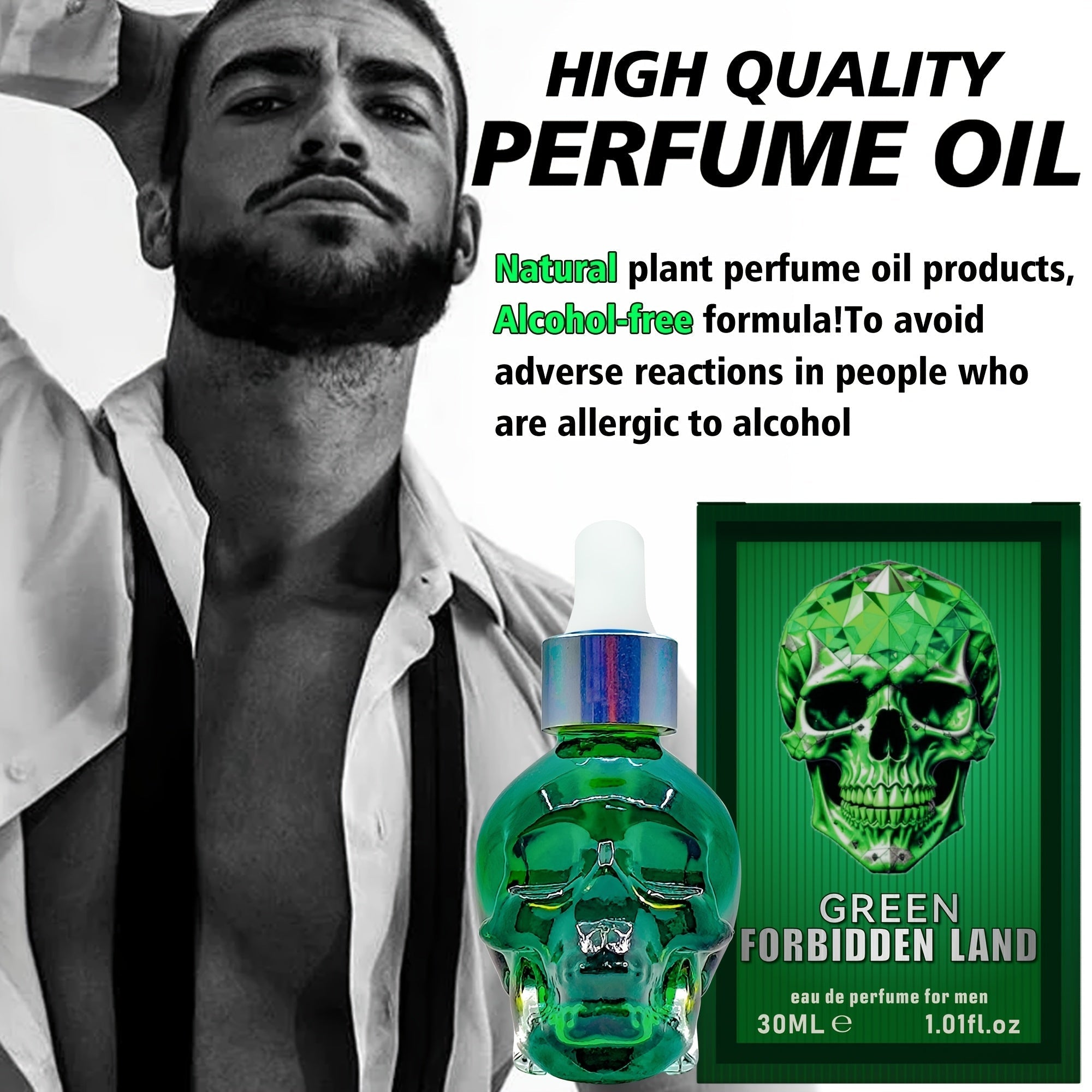 Aceite perfumado Tierra Prohibida para hombre