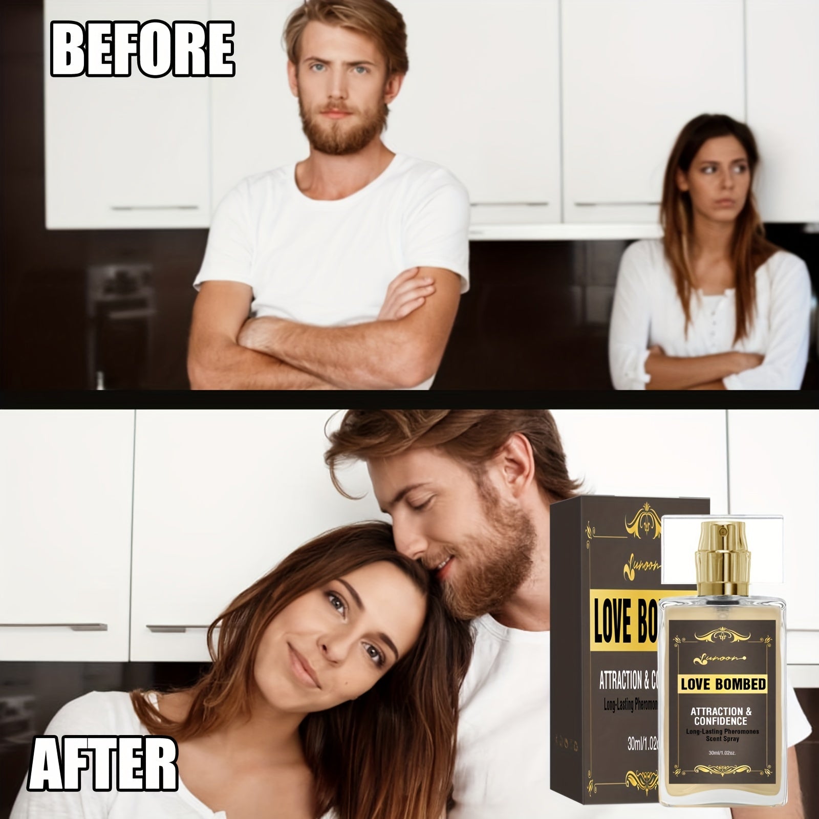 Aceite de perfume de feromonas para la confianza