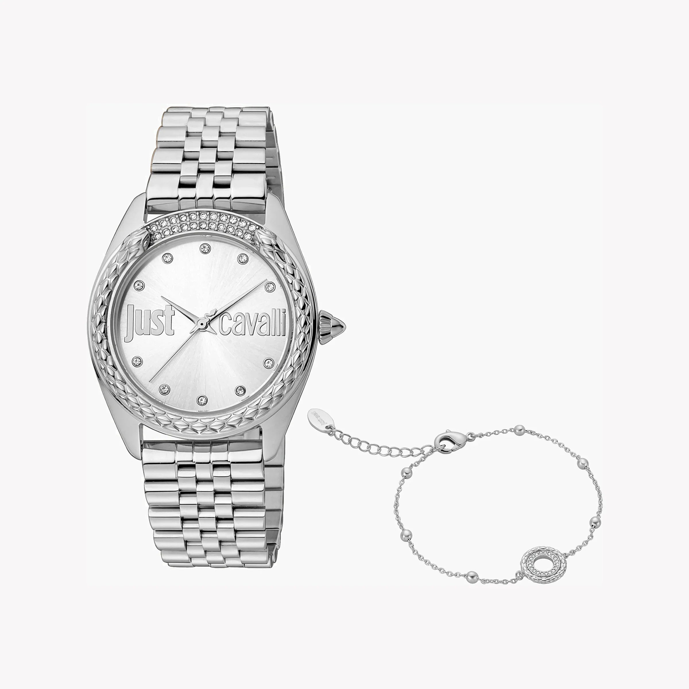 Reloj Just Cavalli para mujer, esfera plateada | Jc1l195m0045