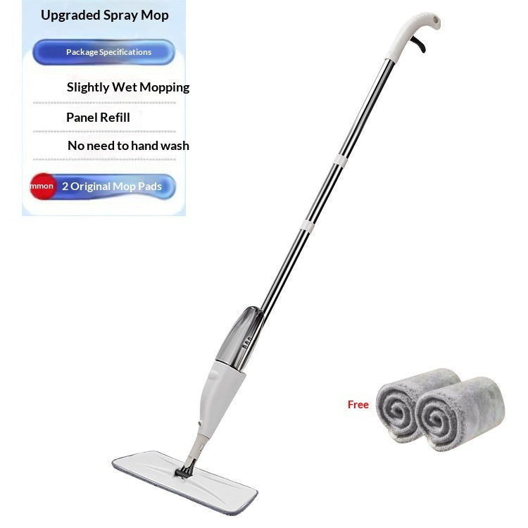 El trapeador en aerosol y el trapeador plano en aerosol limpian en una sola pasada. Adecuado tanto para limpieza en seco como en húmedo.