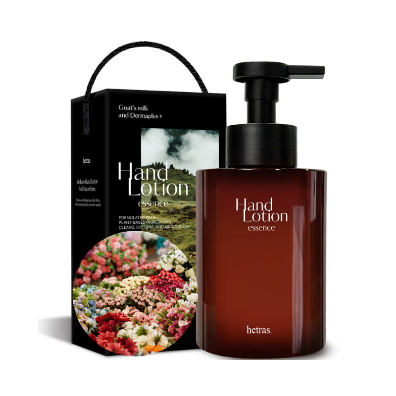 Loción de manos con esencia de perfume Hetras, 515 ml