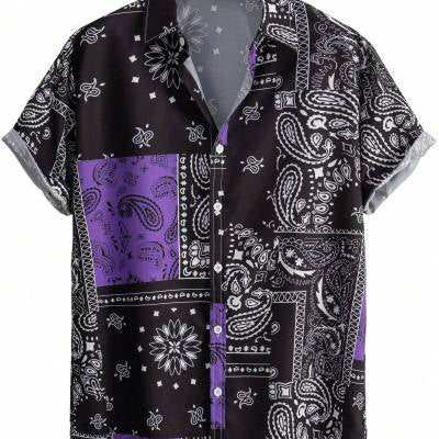 Men's Casual Creative Printed Hawaiian Shirt
