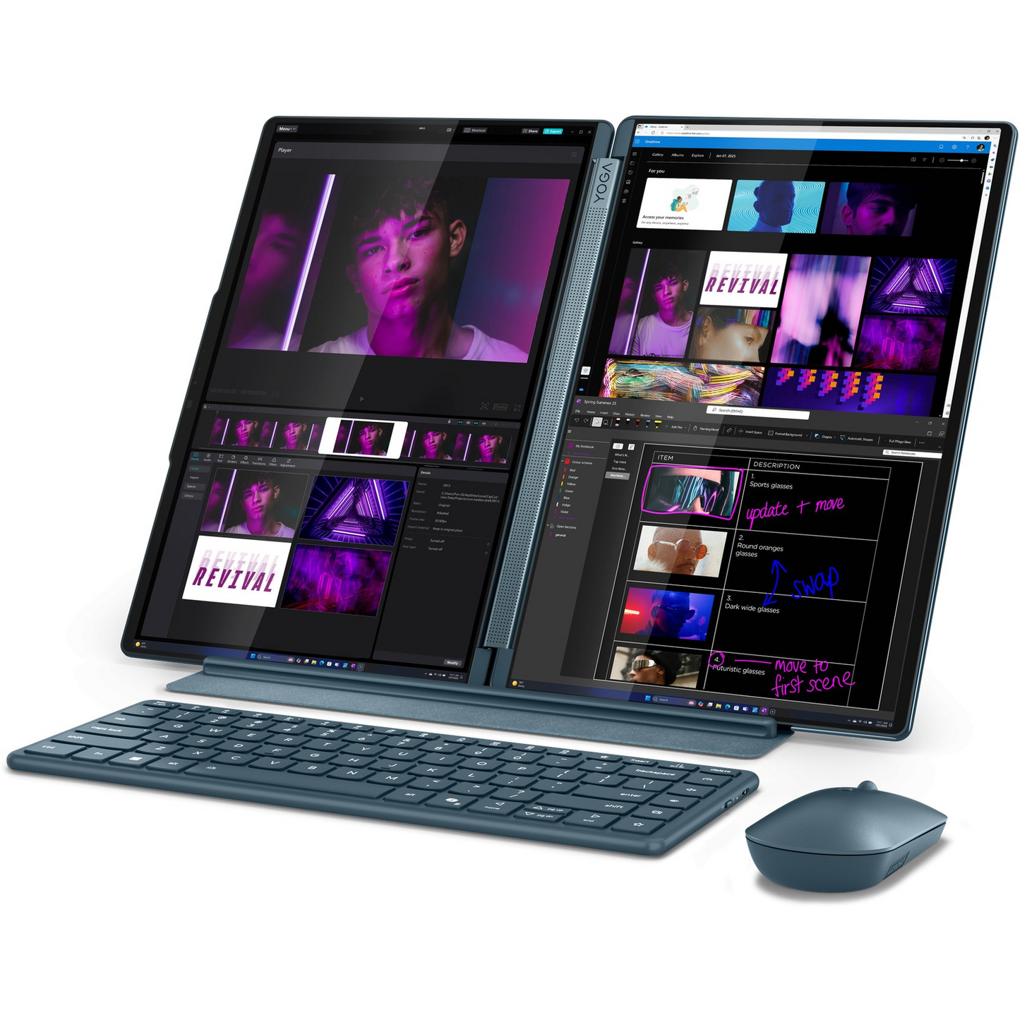 Laptop Lenovo Yoga Book 9 14IAH10 Ultra 7 255H / 32 GB / 1 TB / W11 Pro / 120 Hz (83KJ001KPB) (83KJ001KPB)