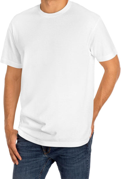 Premium Heavy Cotton T-Shirt for Men & Women | 100% Pure Cotton Tee | Durable, Soft & Classic Unisex Fit